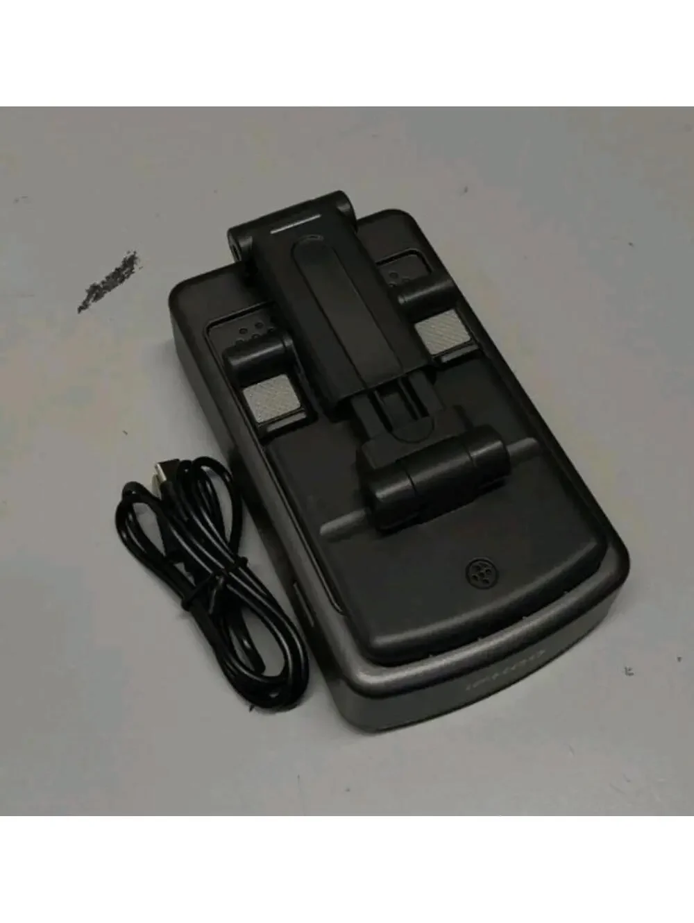 Cell Phone Stand with Bluetooth Speaker&Led Color Changing Light - Black